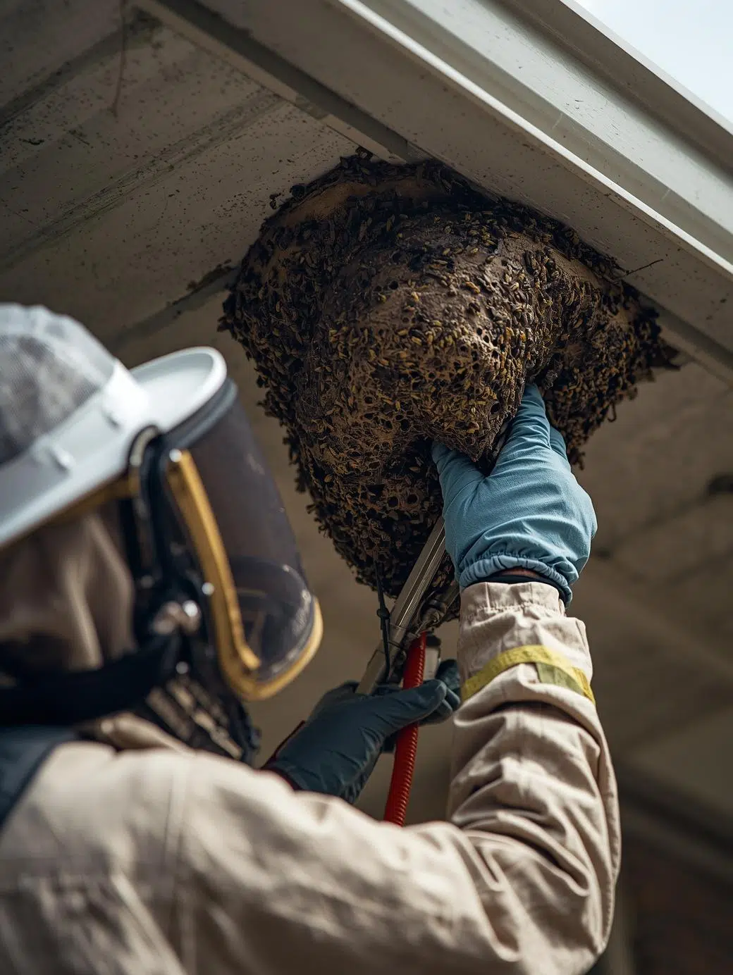 Professional wasp nest removal by SPRK Pest Solutions